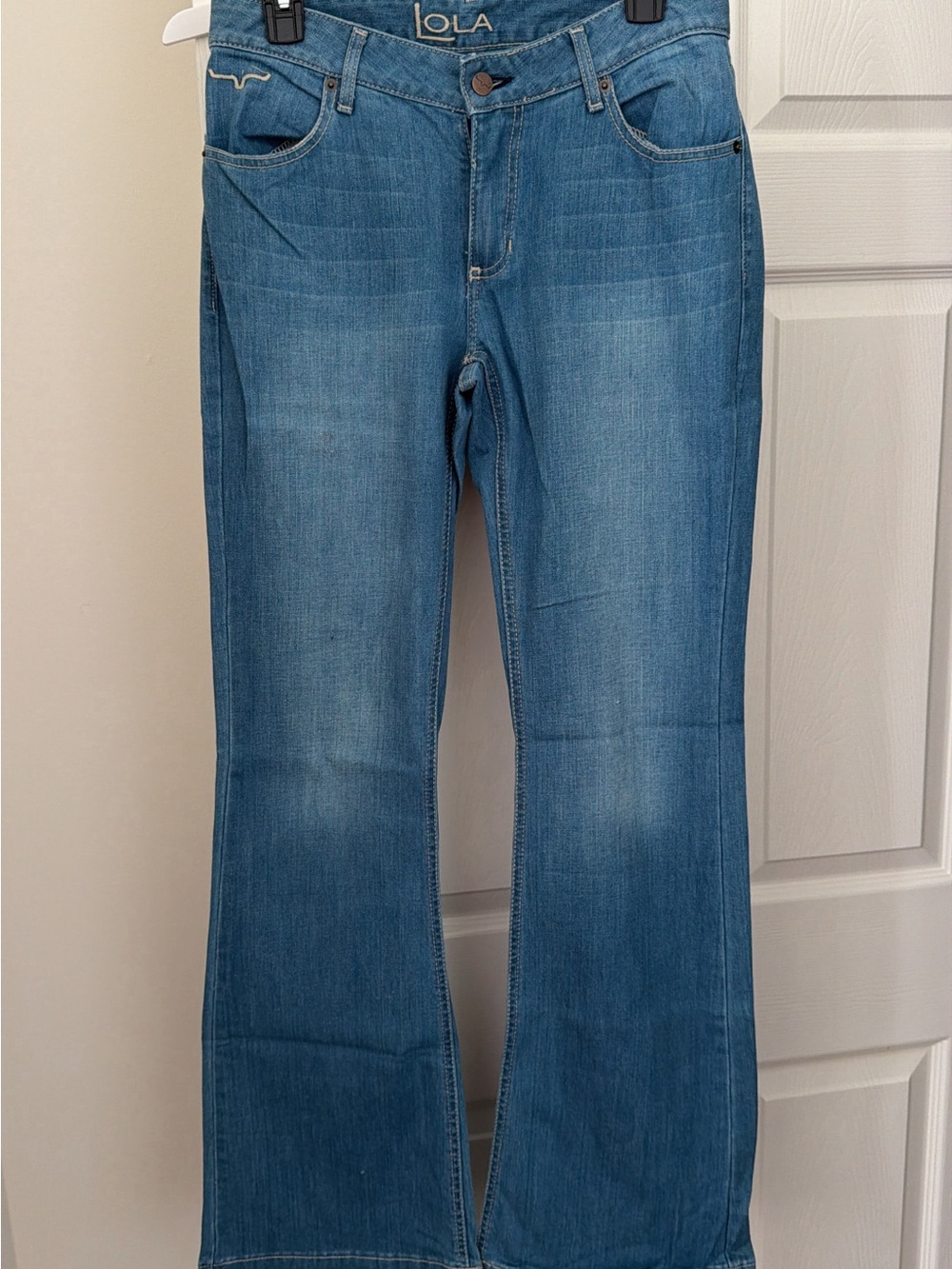 Kimes Ranch Lola Wide-Leg Jeans in Medium Blue Wash
